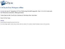 Tablet Screenshot of cwcity.de
